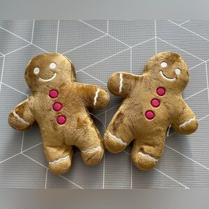 NWT 2 Target Gingerbread Man Plush pillows